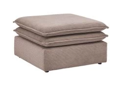 Sofa Set "Pesaro" In Braun Cord Couch 2-Sitzer Inklusive Hocker -Wohnwelt Verkauf 9876 8