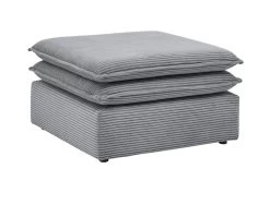 Sofa Set "Pesaro" In Grau Cord Couch 2-Sitzer Inklusive Hocker 19 Sofa Set "Pesaro" In Grau Cord Couch 2-Sitzer Inklusive Hocker -Wohnwelt Verkauf 9879 8