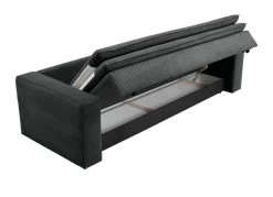 Sofa Set "Pesaro" In Grau Cord Couch 3-Sitzer Mit Bettfunktion Inklusive Hocker 18 Sofa Set "Pesaro" In Grau Cord Couch 3-Sitzer Mit Bettfunktion Inklusive Hocker -Wohnwelt Verkauf 9883 7