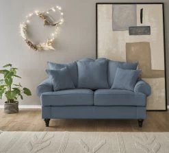 Sofa "Adelina" In Blau Landhaus Couch 2-Sitzer 170 Cm -Wohnwelt Verkauf 9901 6