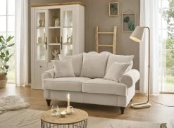 Sofa "Adelina" In Beige Landhaus Couch 2-Sitzer 170 Cm -Wohnwelt Verkauf 9902 5