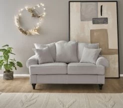 Sofa "Adelina" In Hellgrau Landhaus Couch 2-Sitzer 170 Cm -Wohnwelt Verkauf 9904 6