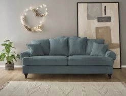 Sofa "Adelina" In Grau Landhaus Couch 3,5-Sitzer 230 Cm -Wohnwelt Verkauf 9910 6
