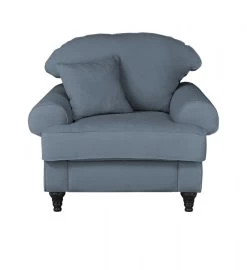 Sessel "Adelina" In Blau Landhaus Loungesessel 110 Cm -Wohnwelt Verkauf 9916 7