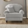 Sessel "Adelina" In Hellgrau Landhaus Loungesessel 110 Cm 2 Sessel "Adelina" In Hellgrau Landhaus Loungesessel 110 Cm -Wohnwelt Verkauf 9919 1