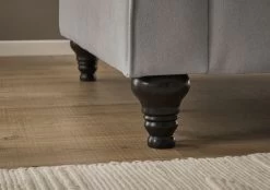 Sessel "Adelina" In Hellgrau Landhaus Loungesessel 110 Cm -Wohnwelt Verkauf 9919 3