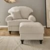 Sessel Set "Adelina" In Beige Landhaus Loungesessel Inklusive Hocker 1 Sessel Set "Adelina" In Beige Landhaus Loungesessel Inklusive Hocker -Wohnwelt Verkauf 9922 1