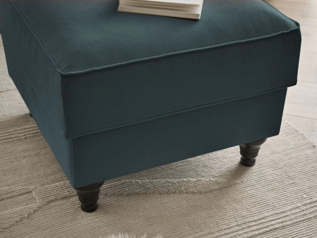 Sessel Set "Adelina" In Blaugrün Landhaus Loungesessel Inklusive Hocker 5 Sessel Set "Adelina" In Blaugrün Landhaus Loungesessel Inklusive Hocker – Bild 3